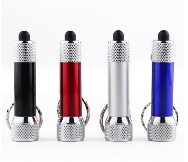 Mini Keychain Light Emergency Night Light Camping Flashlight Portable LED Torch Aluminum Keyring - Image 5